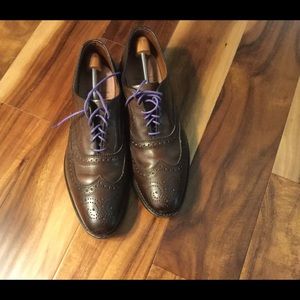 Allen Edmonds 11 A Brown Wing tips Shoes